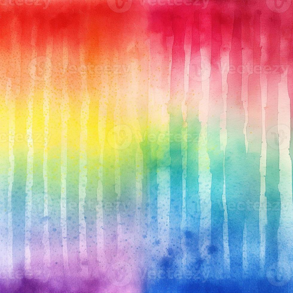 Rainbow Watercolor Background Texture photo