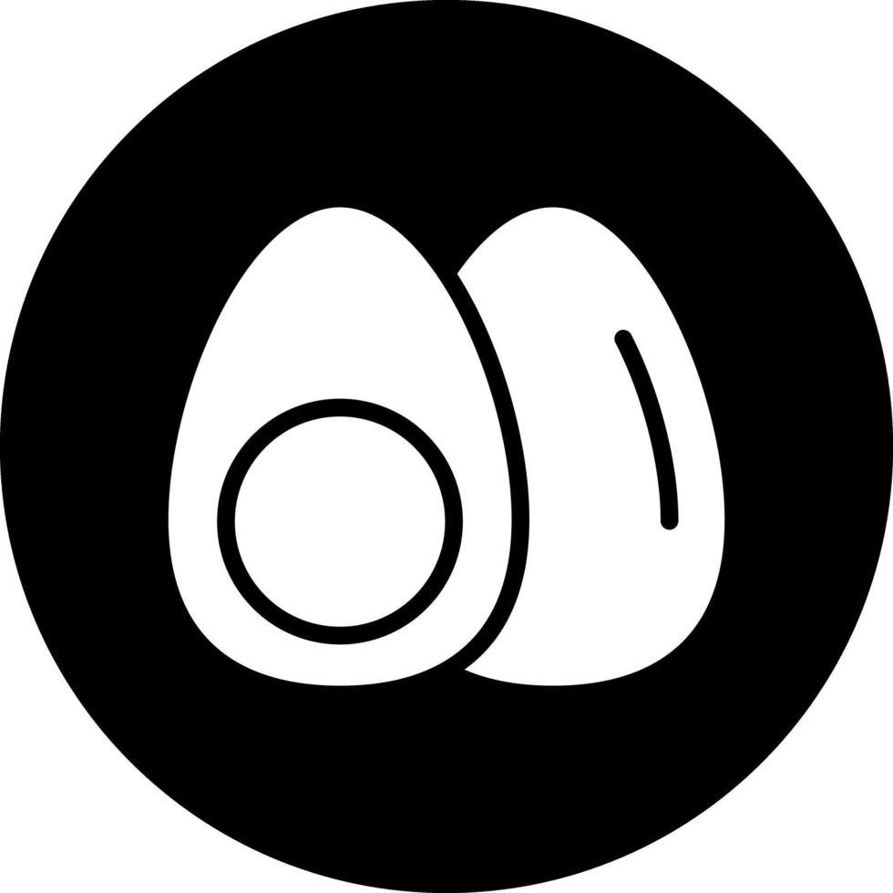 Boiled Egg Vector Icon Design