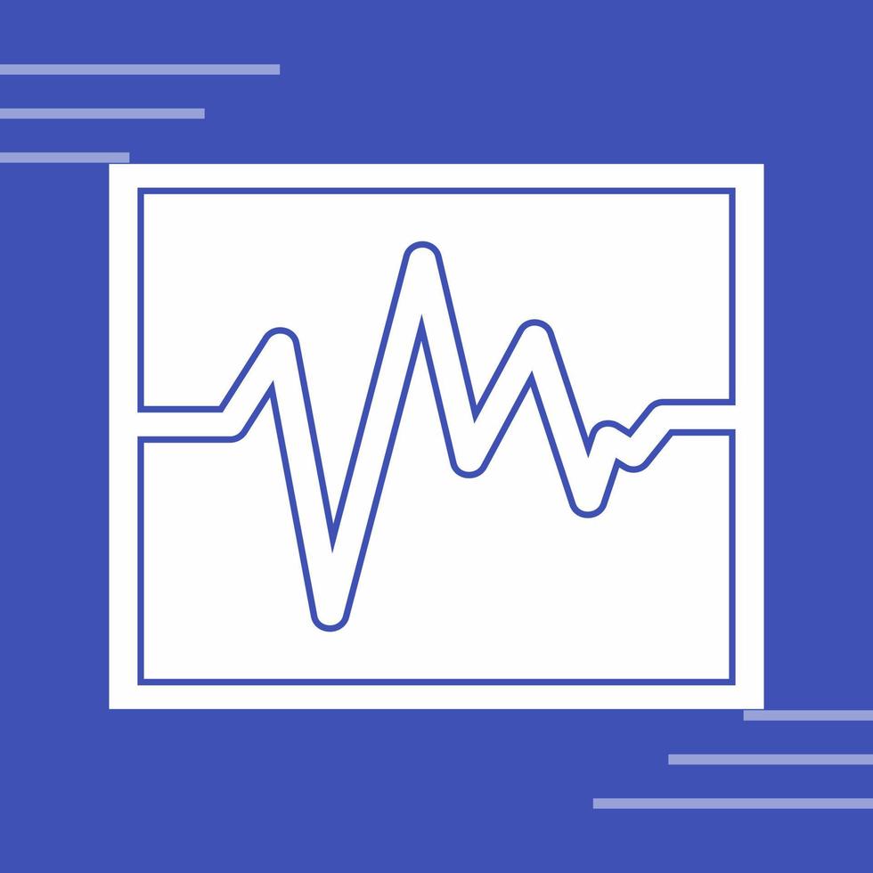 ECG Unique Vector Icon