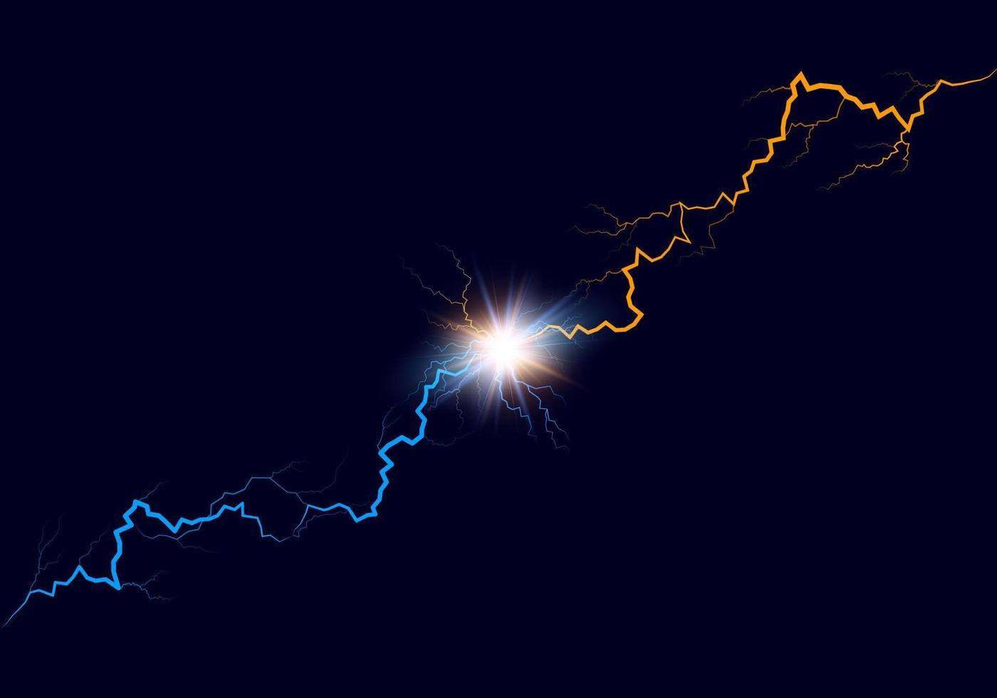 versus antecedentes. azul y naranja efectivo luces. vector