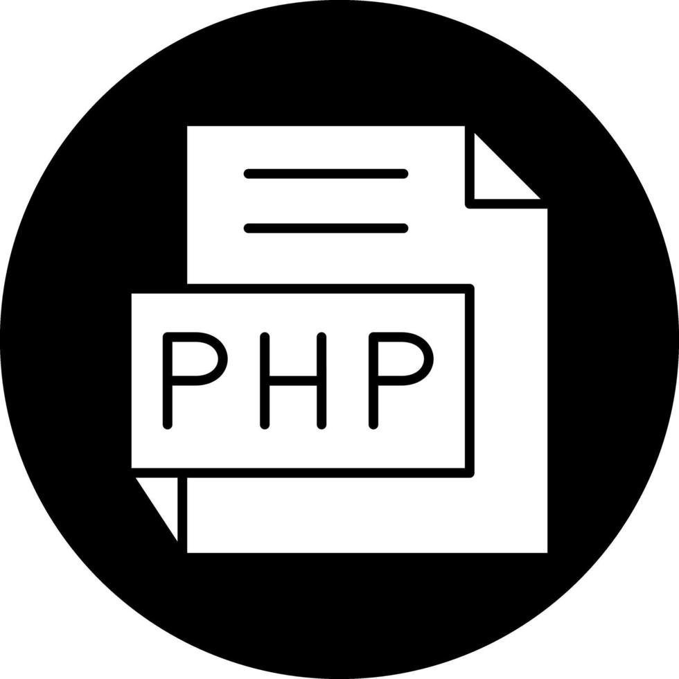 php vector icono diseño