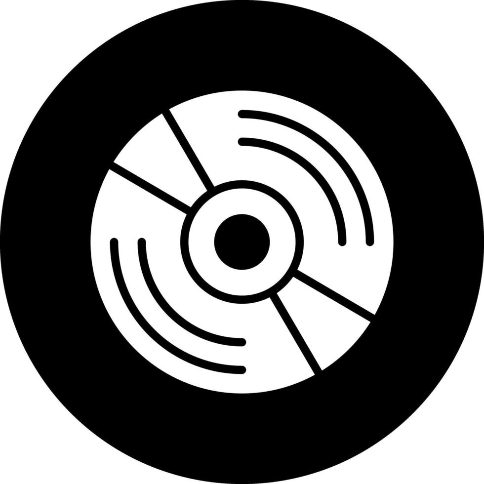 diseño de icono de vector de disco compacto