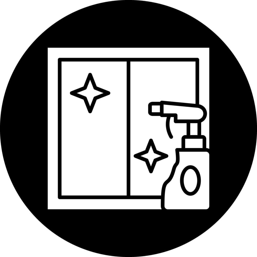 Cleaning Window Vector Icon Design