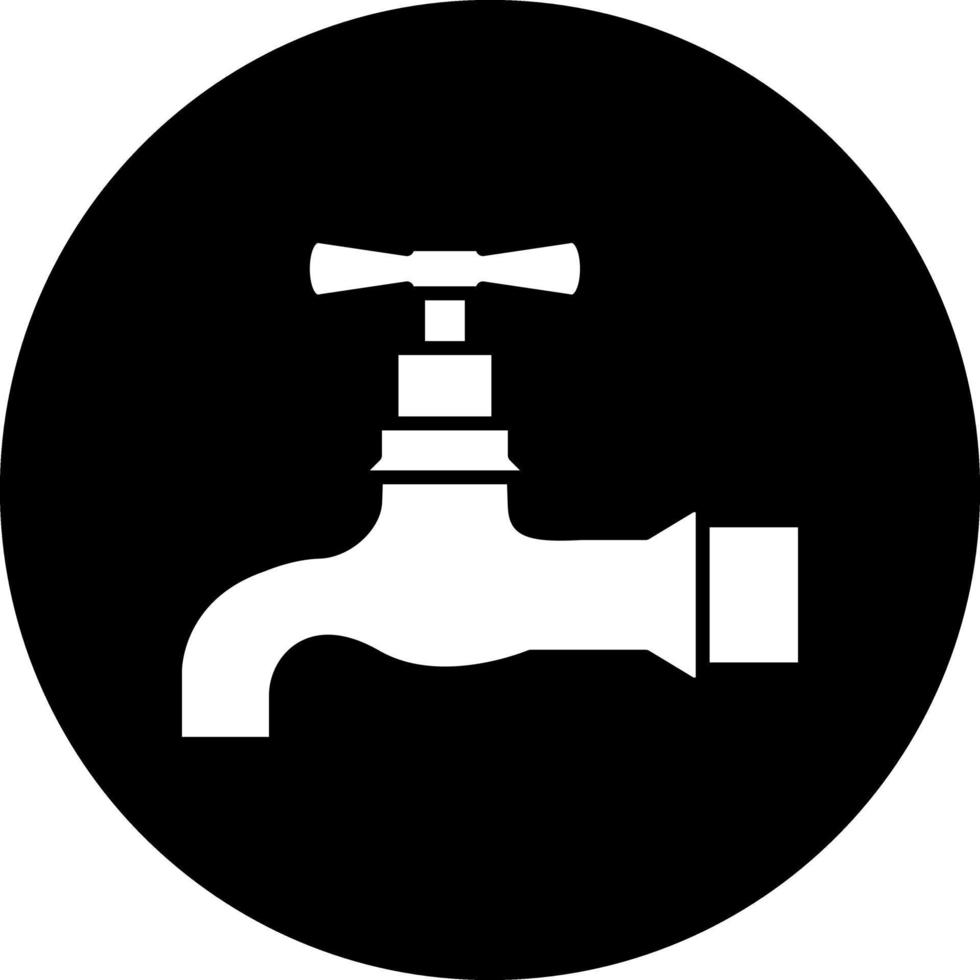 diseño de icono de vector de grifo de agua