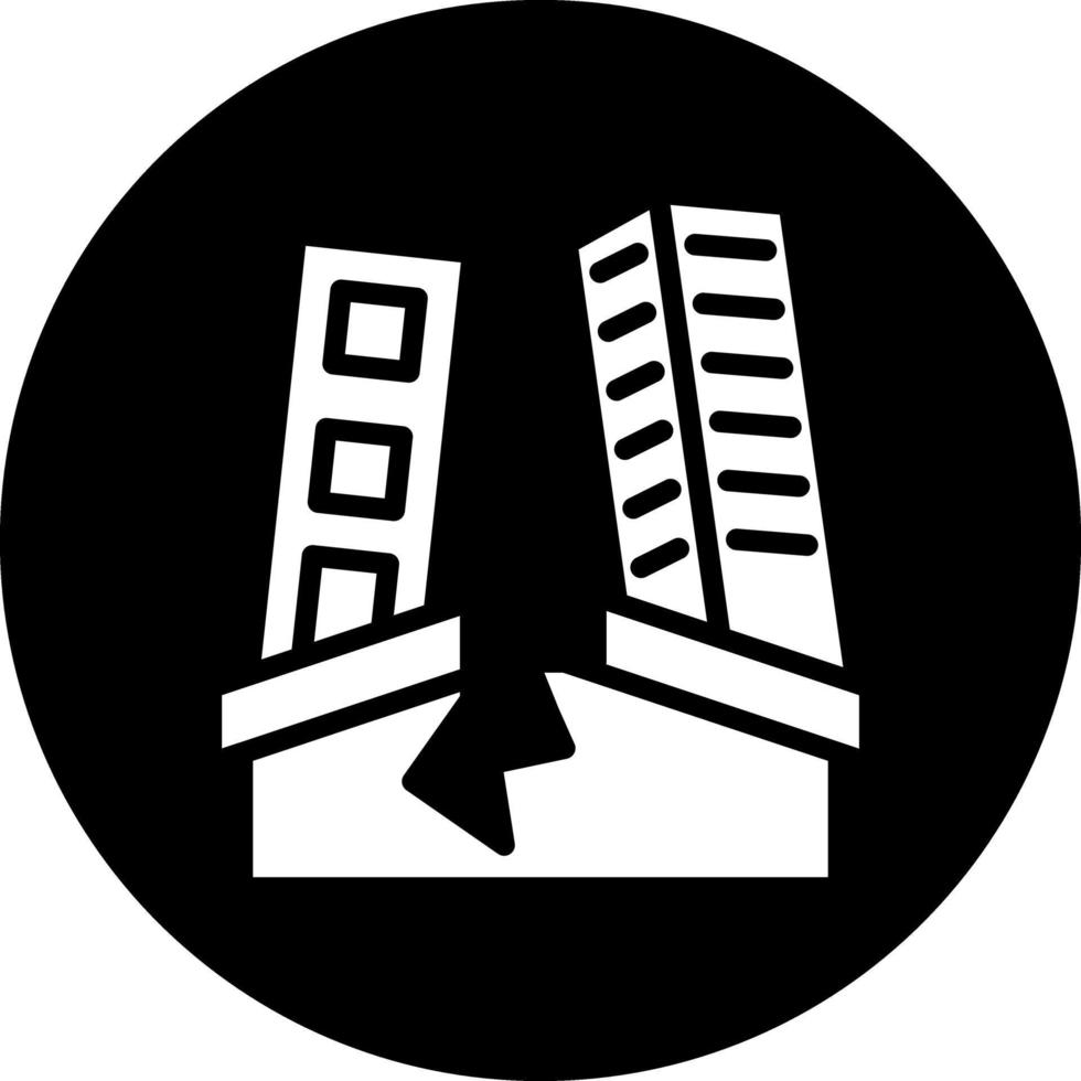 Earthquake Vector Icon Design