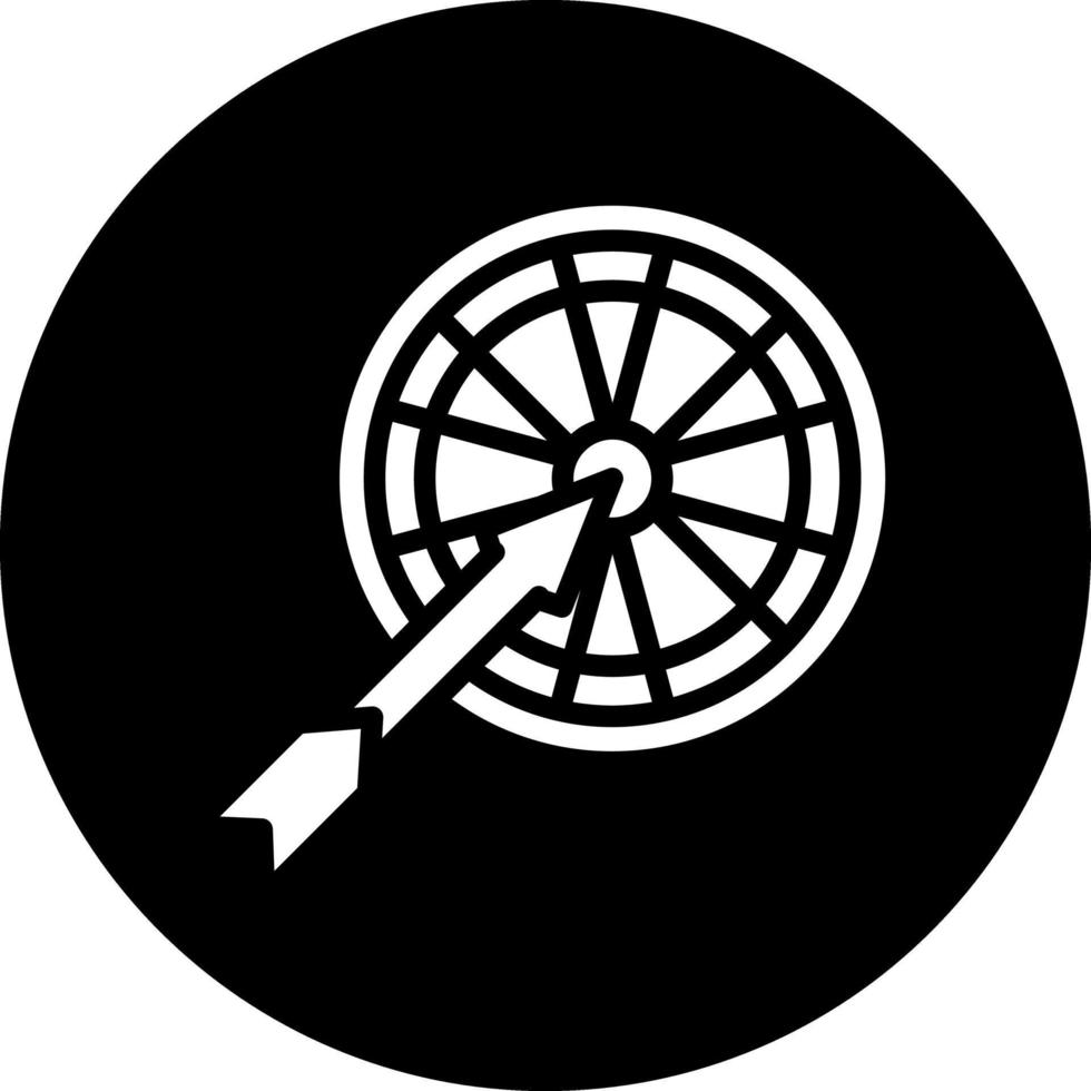 Dartboard Vector Icon Design