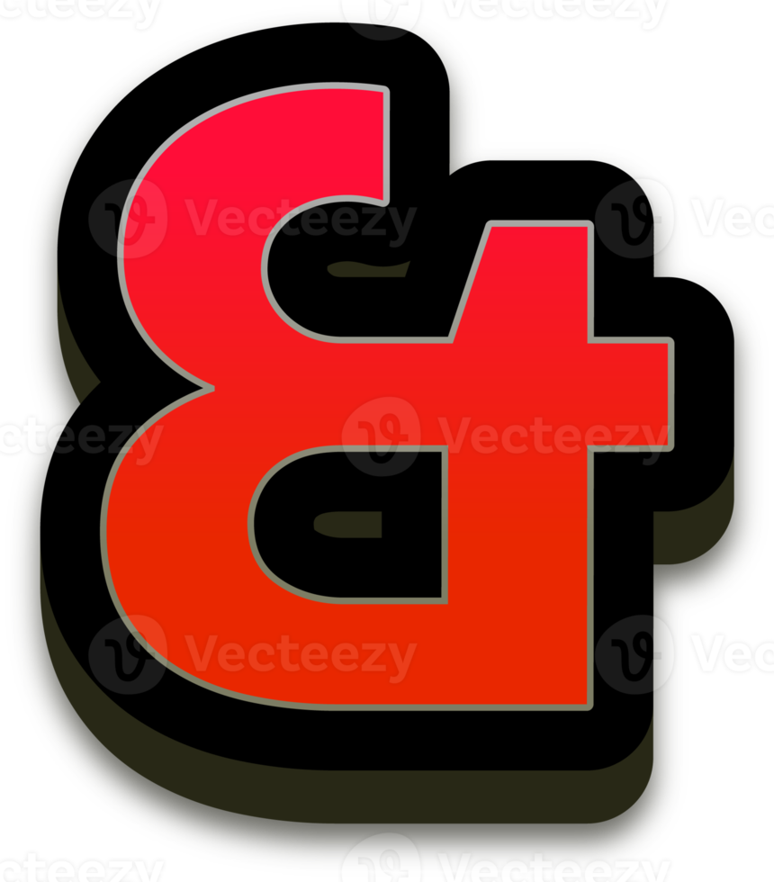 3d red symbol png