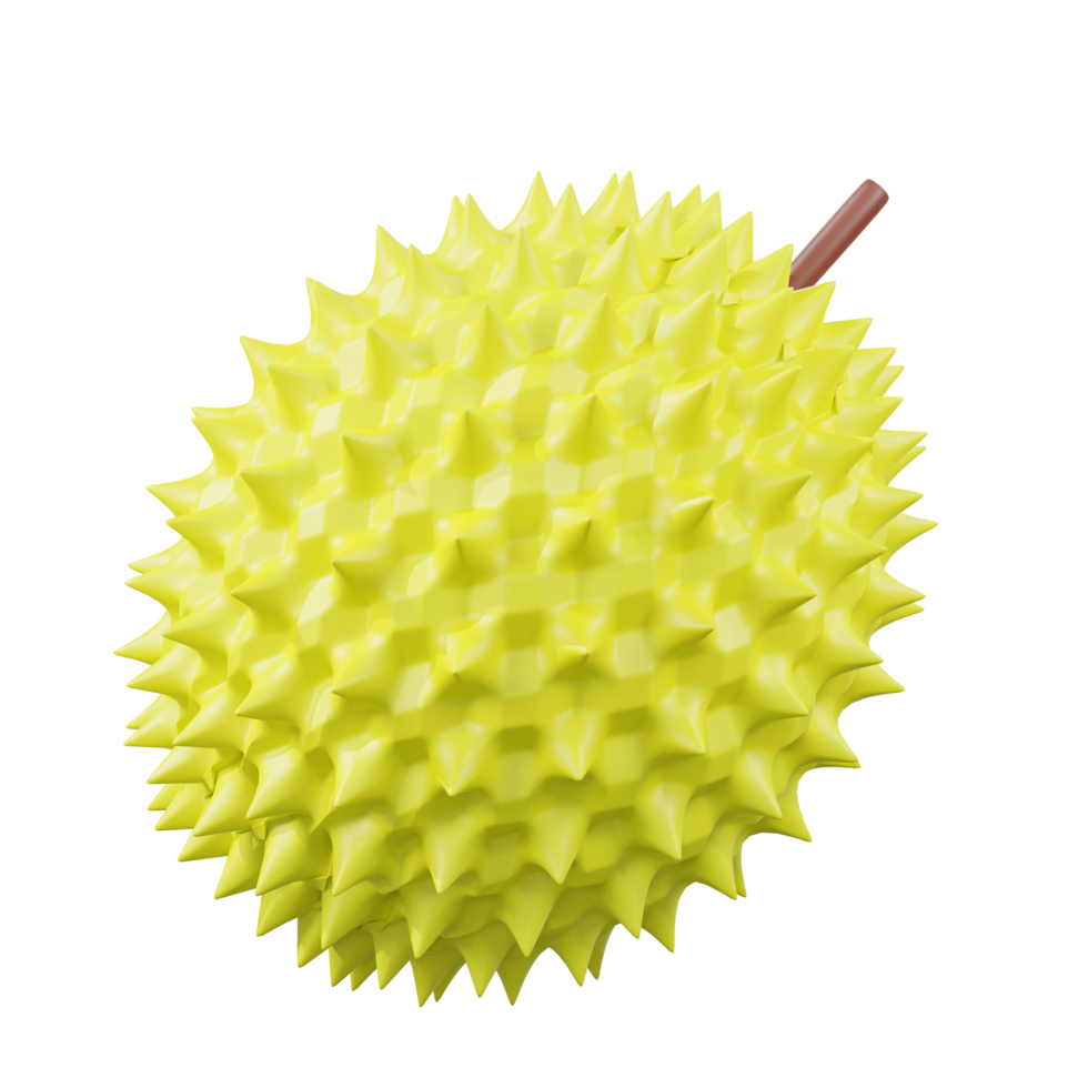 3d icon rendering durian png