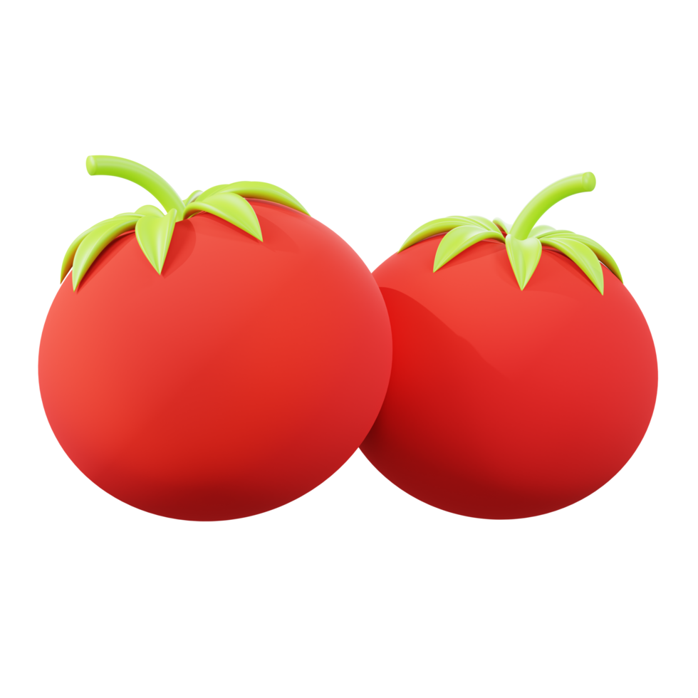 3d icon rendering tomato png