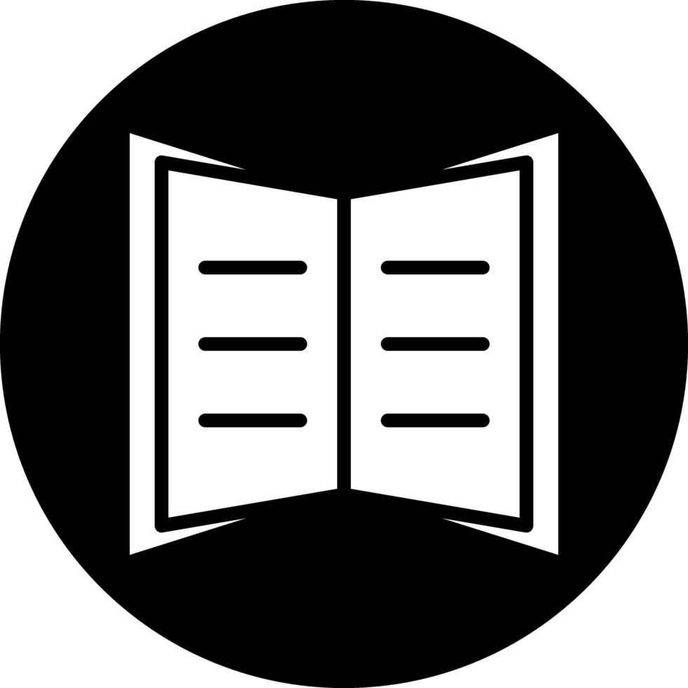 Open Book Vector Icon Design