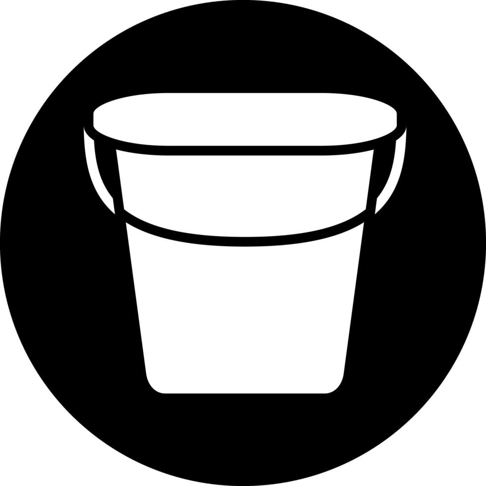 diseño de icono de vector de cubo de agua