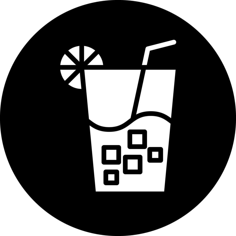 Cold Drink Vector Icon Design