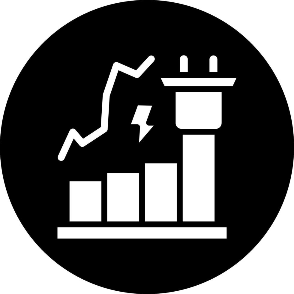 diseño de icono de vector de consumo de energía