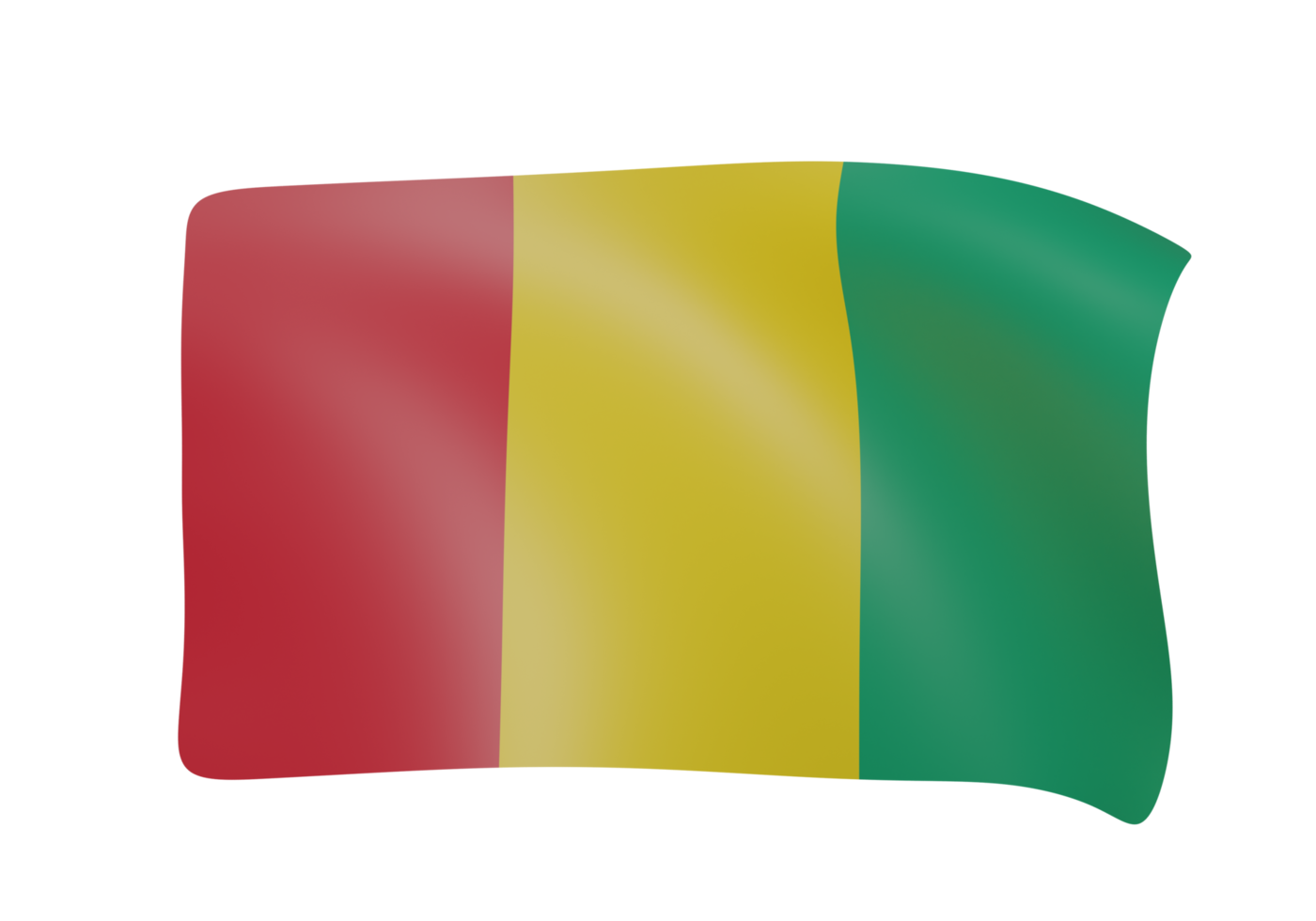 waving flag 3d png
