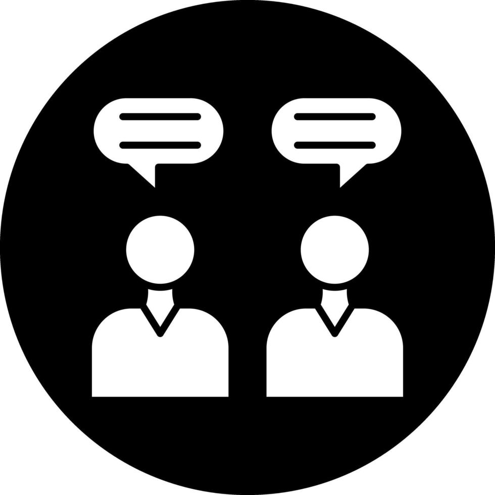 Dialogue Vector Icon Design