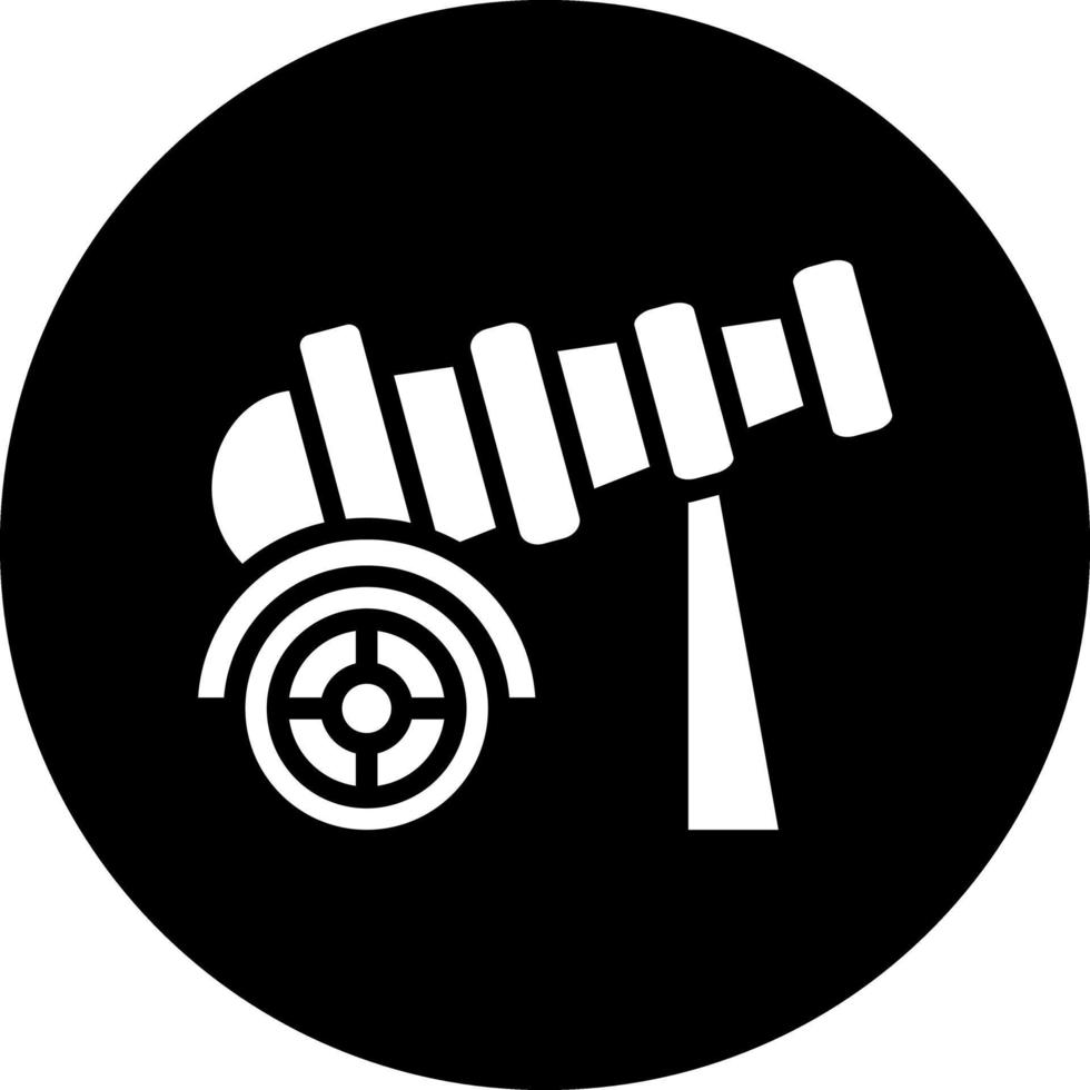Pirate Cannon Vector Icon Design