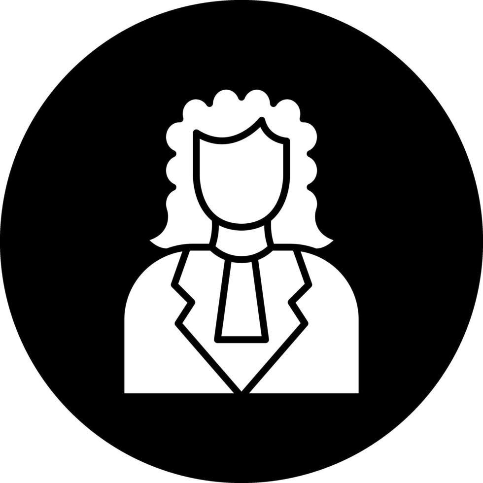 Judge Vector Icon Design