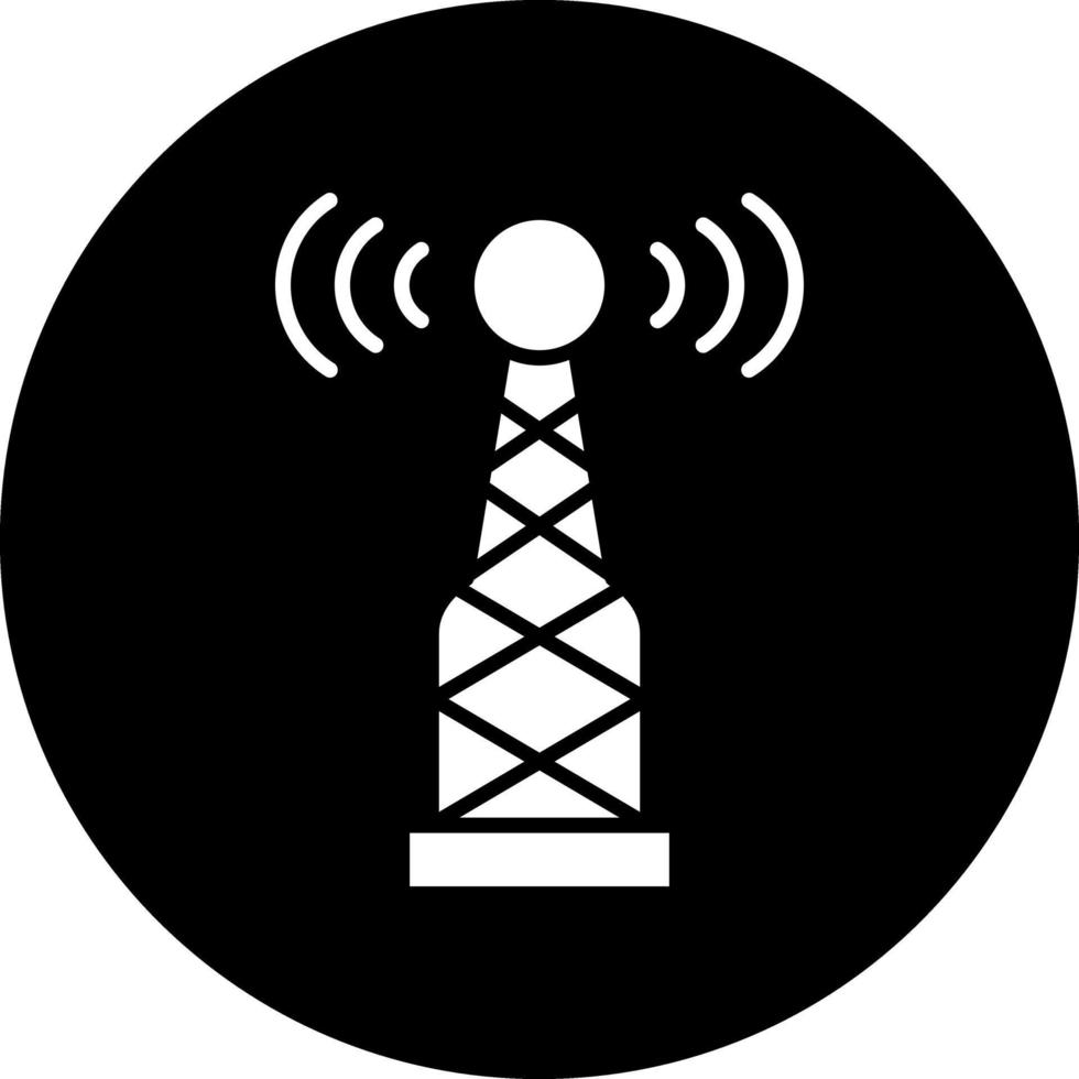 radio antena vector icono diseño