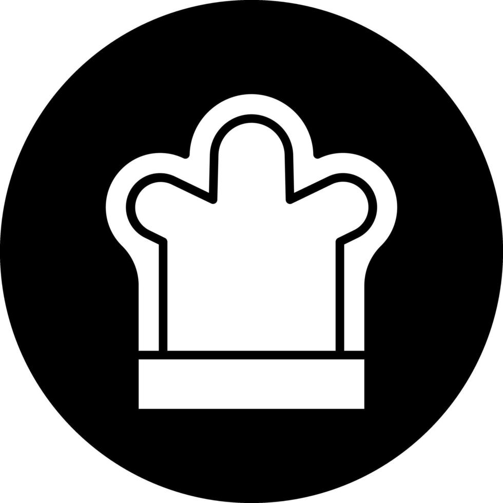 diseño de icono de vector de sombrero de chef