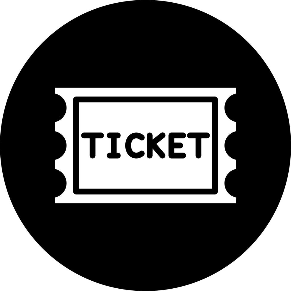 Ticket Vector Icon Design