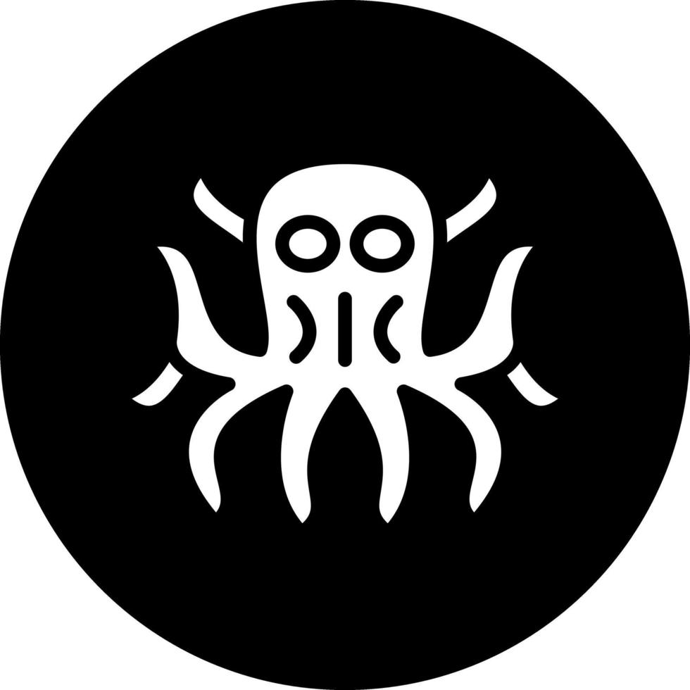 Kraken Vector Icon Design