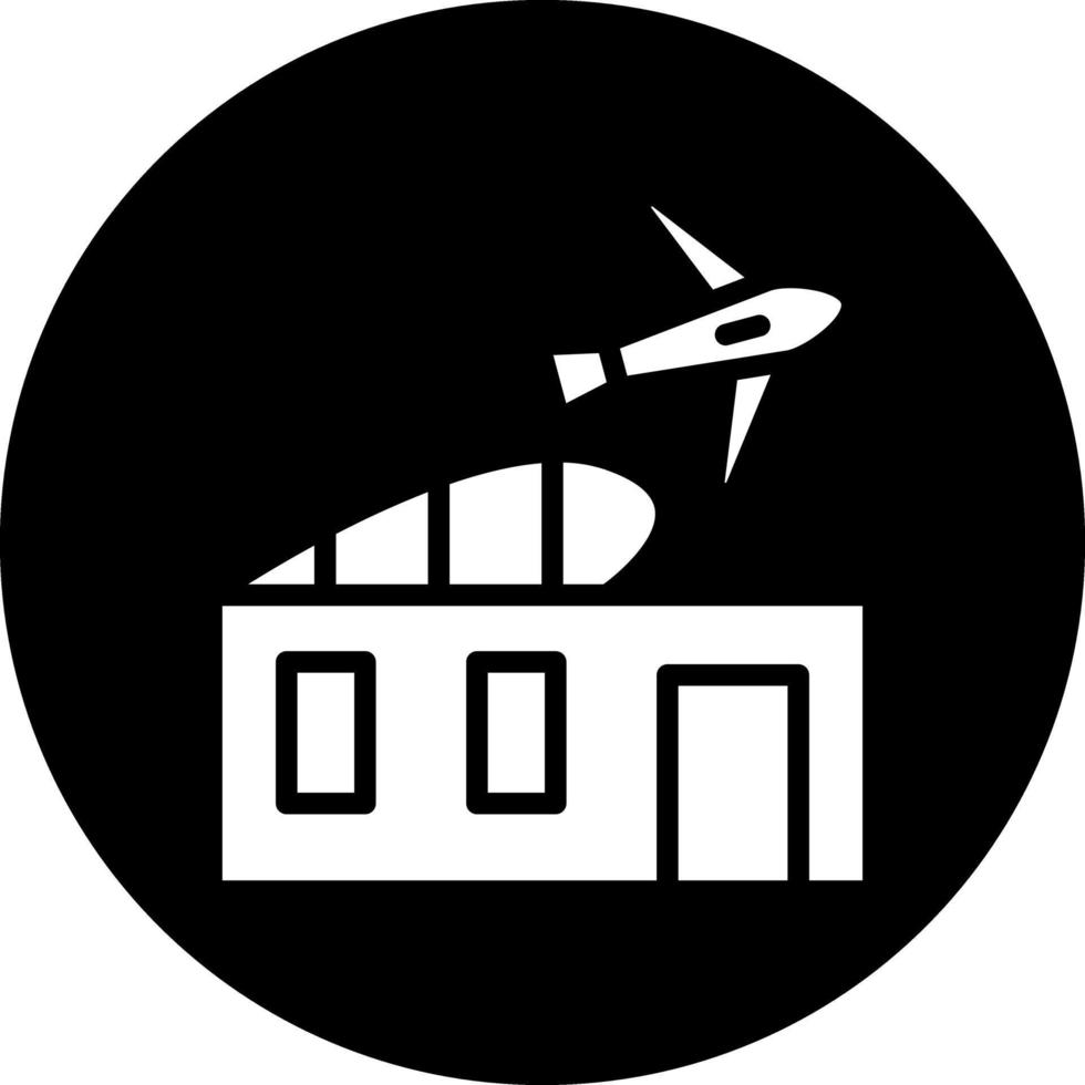 aeropuerto edificio vector icono diseño