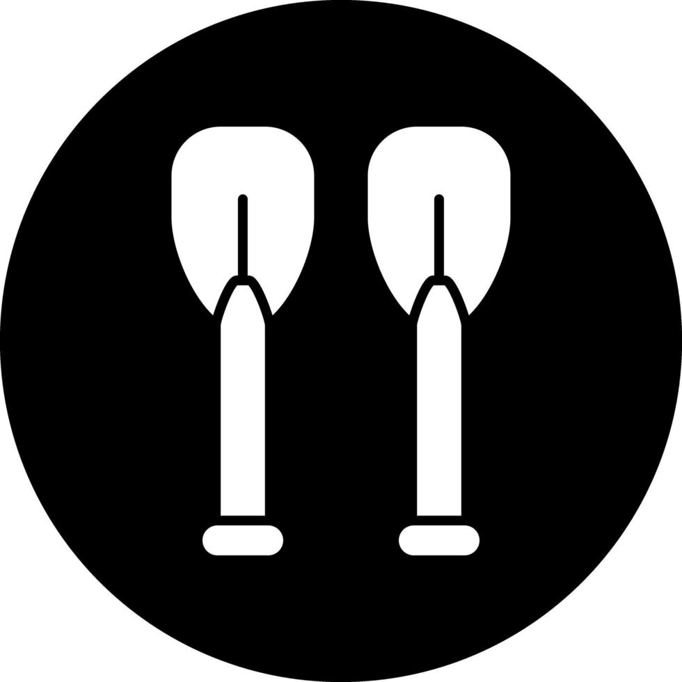 Paddles Vector Icon Design