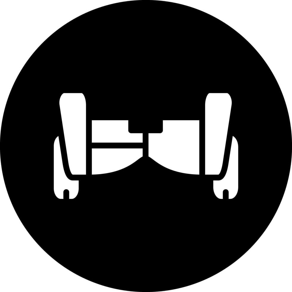 Hoverboard Vector Icon Design