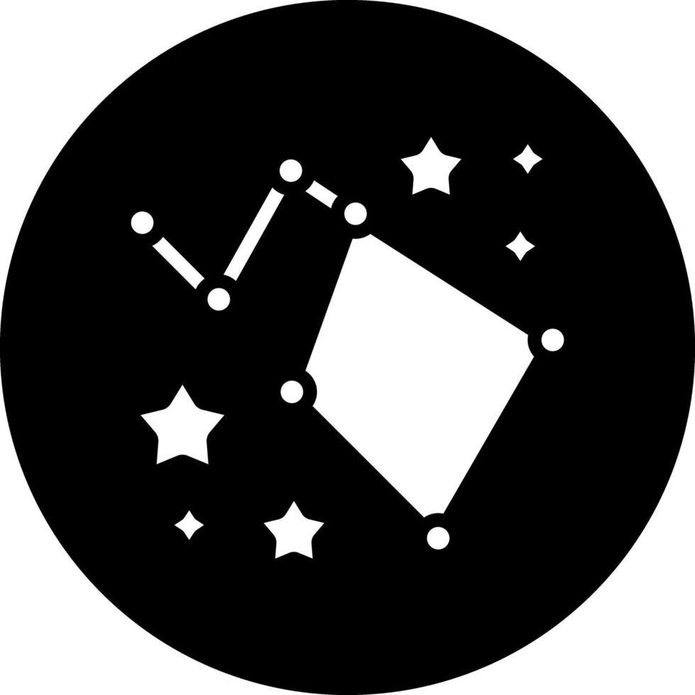 Big Dipper Vector Icon Design