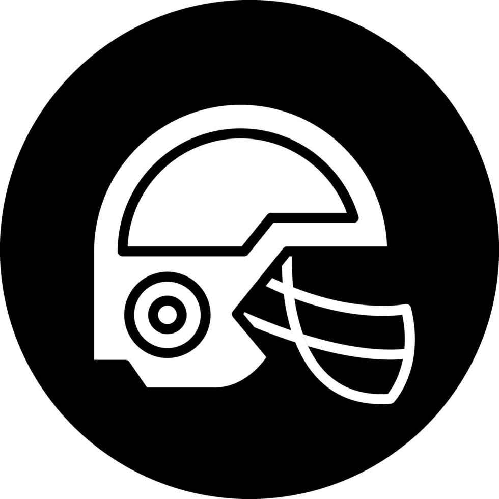 diseño de icono de vector de casco