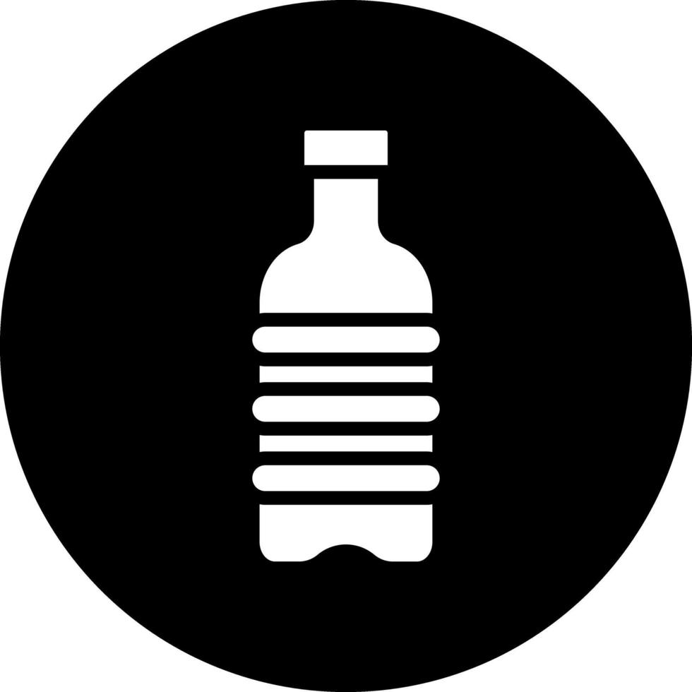 Water Bottle Vector Icon Design