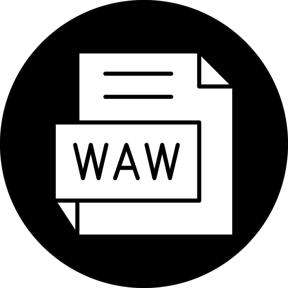 WAV Vector Icon Design