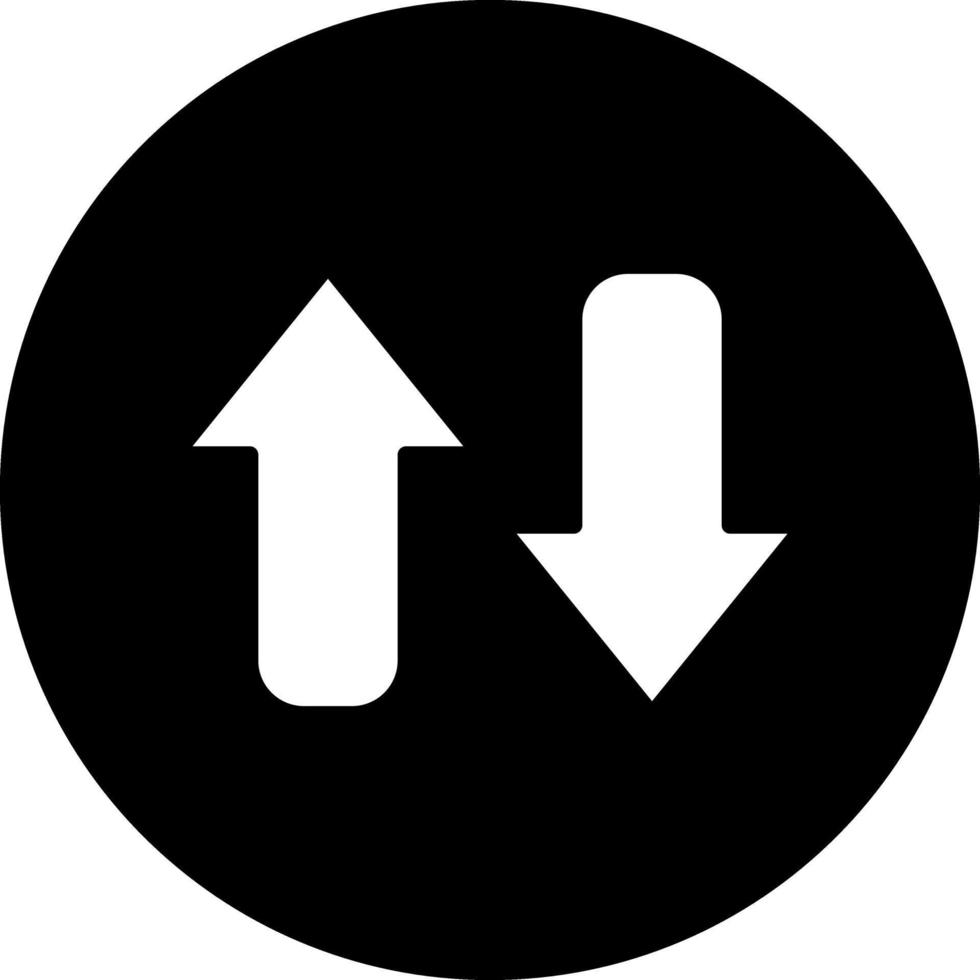 Opposite Arrow Vector Icon Design