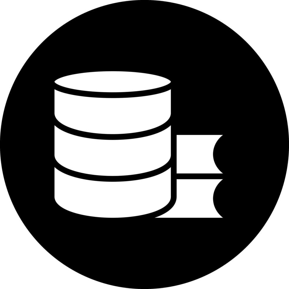 Study Database Vector Icon Design
