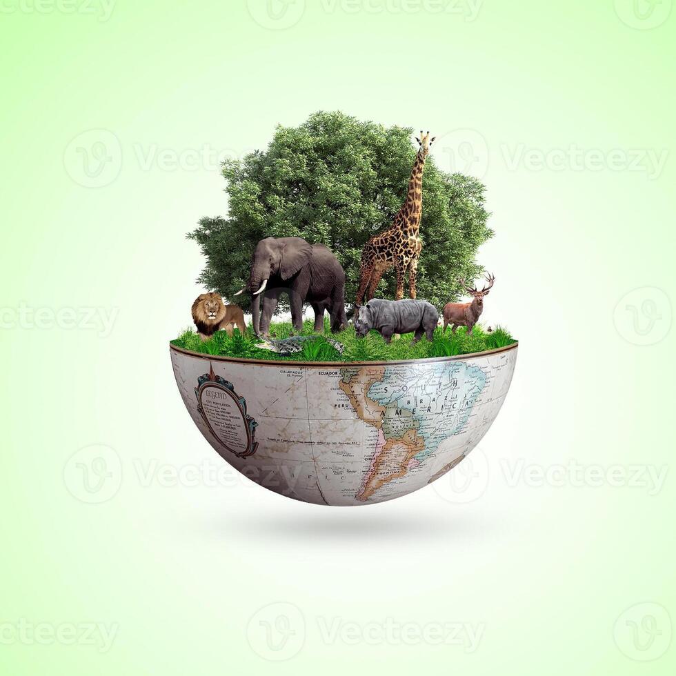 world wildlife by Animal s on earth wildlife concept environment day photo