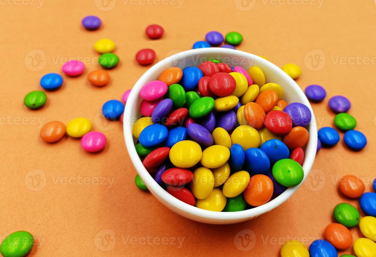 Sugar Coated Chocolate Gems Candy photo