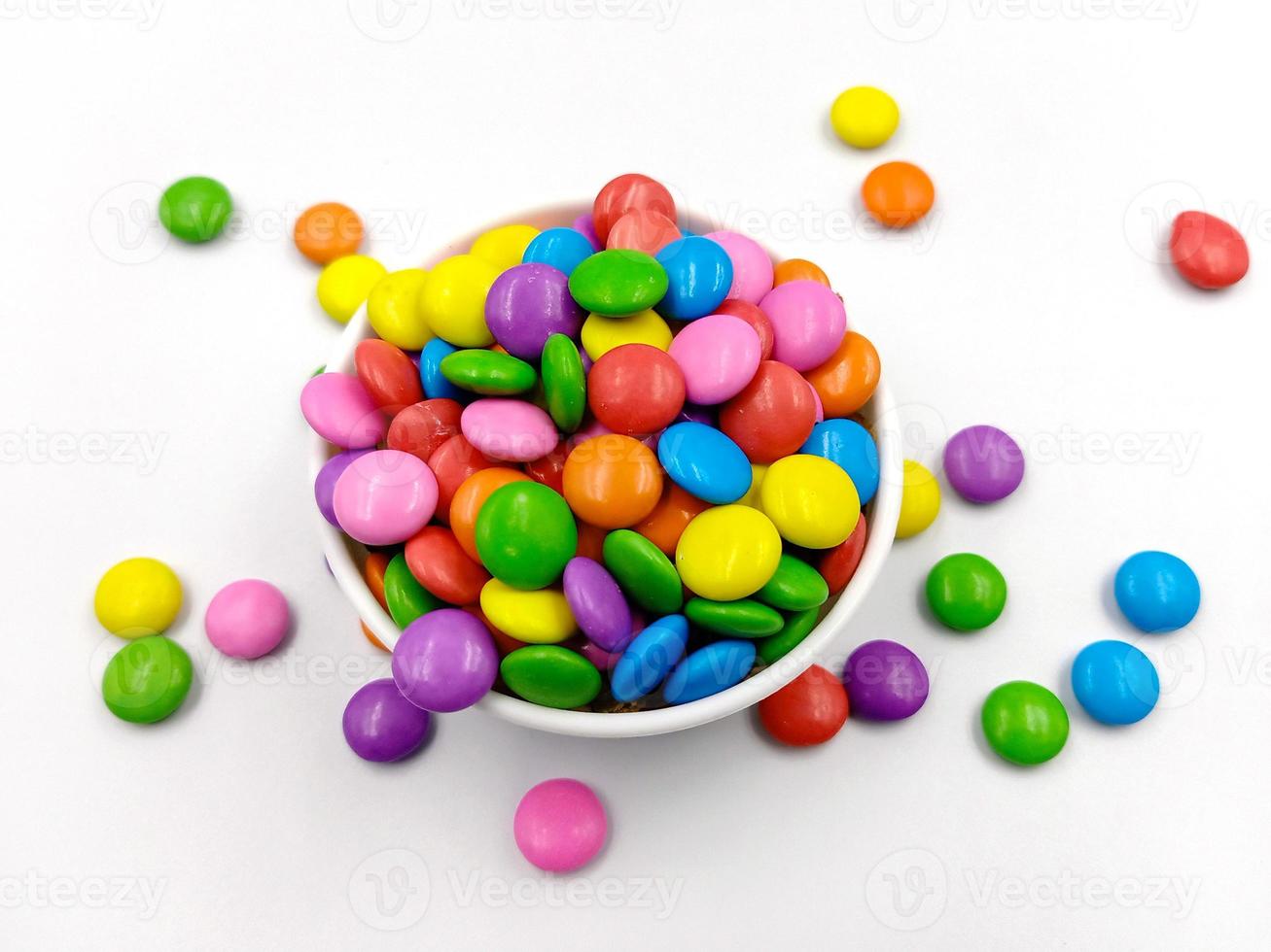 Sugar Coated Chocolate Gems Candy photo