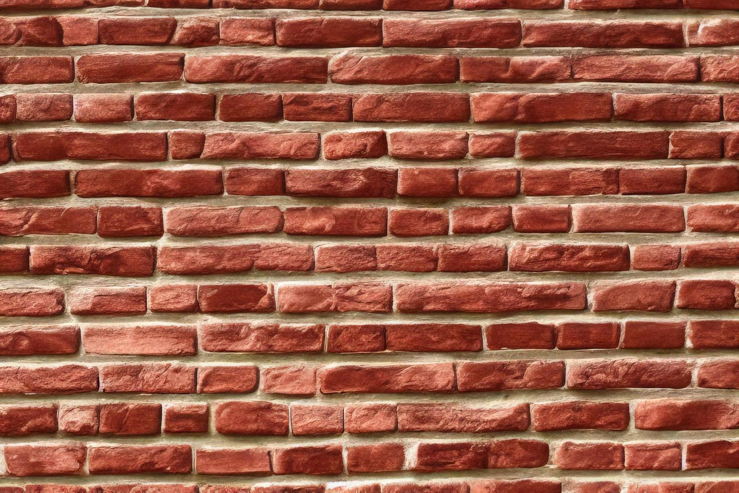Stylized red bricks texture photo