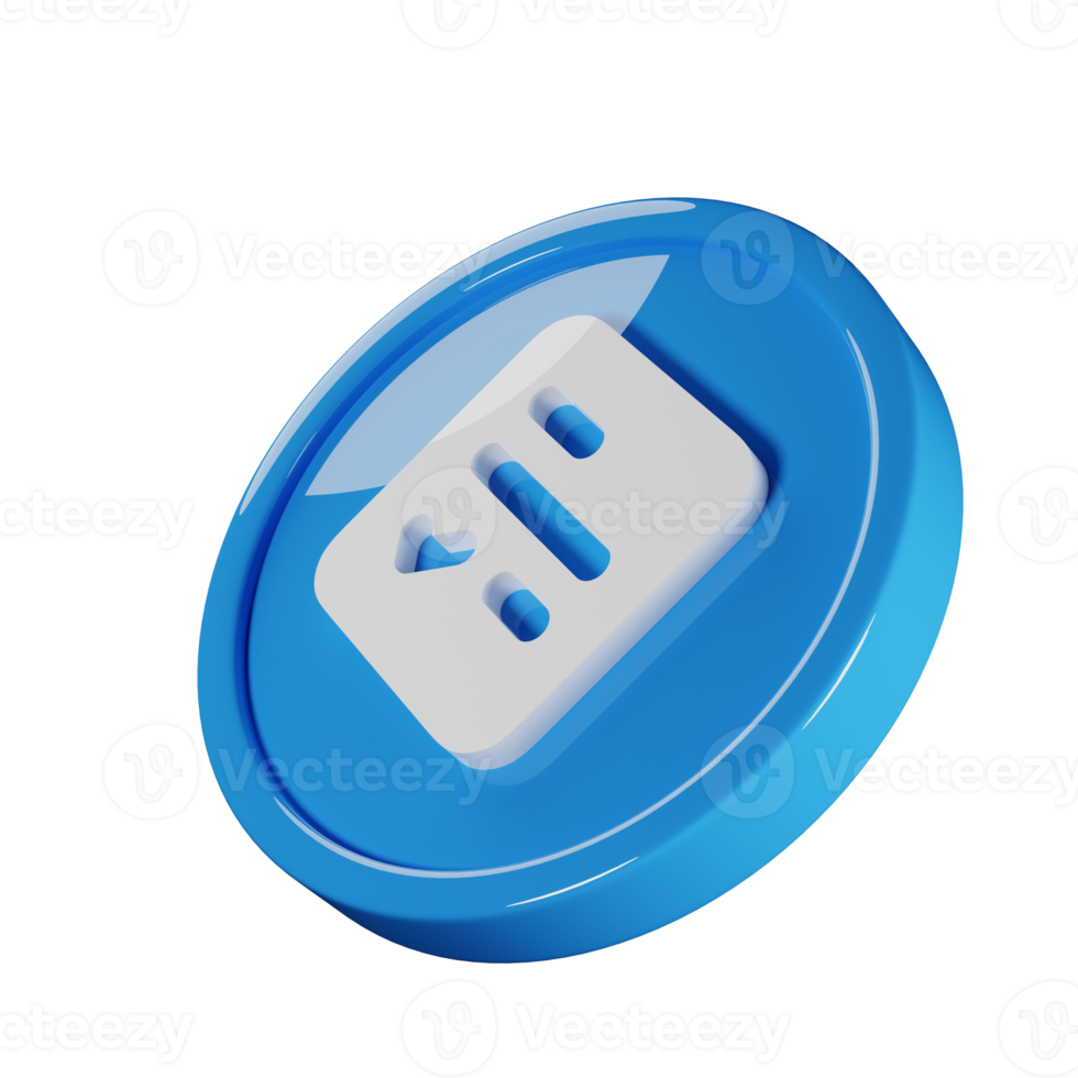 Memo Check Business Icon 3D Render Illustration png