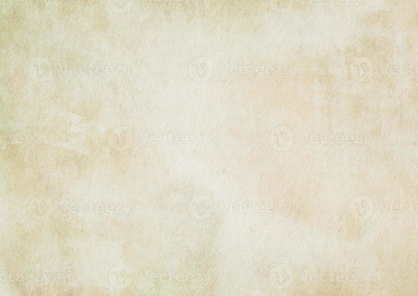 Close Up detail of old paper texture background, Beige paper vintage with watercolor stain photo