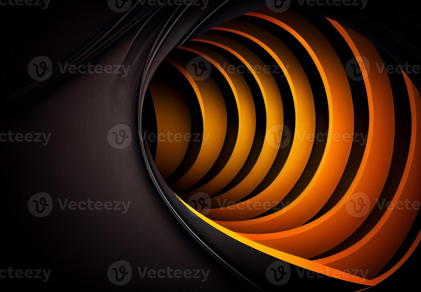 Abstract modern stripes lines on dark background - image photo