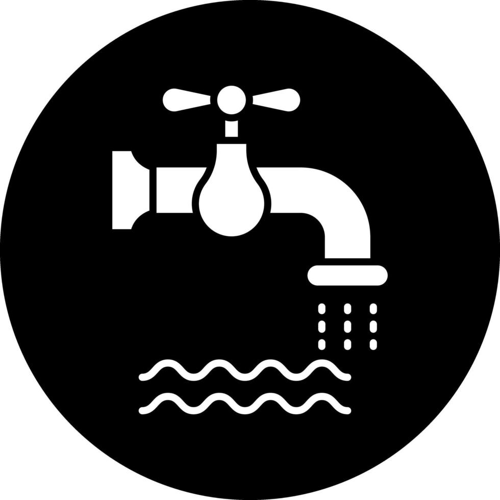 residuos agua vector icono diseño