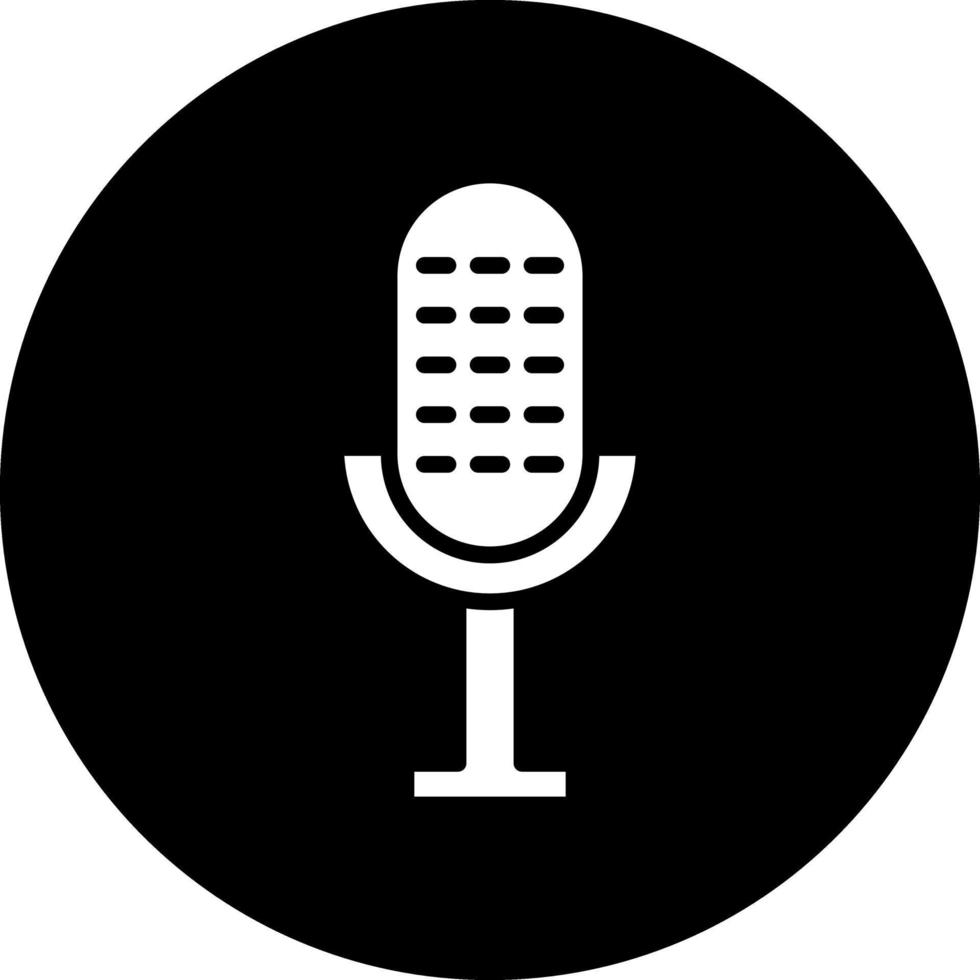Microphone Vector Icon Design