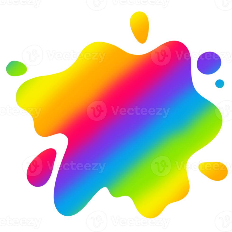 regnbåge vattenfärg stänk måla färga bakgrund cirkel, ljus Färg vatten stänk png
