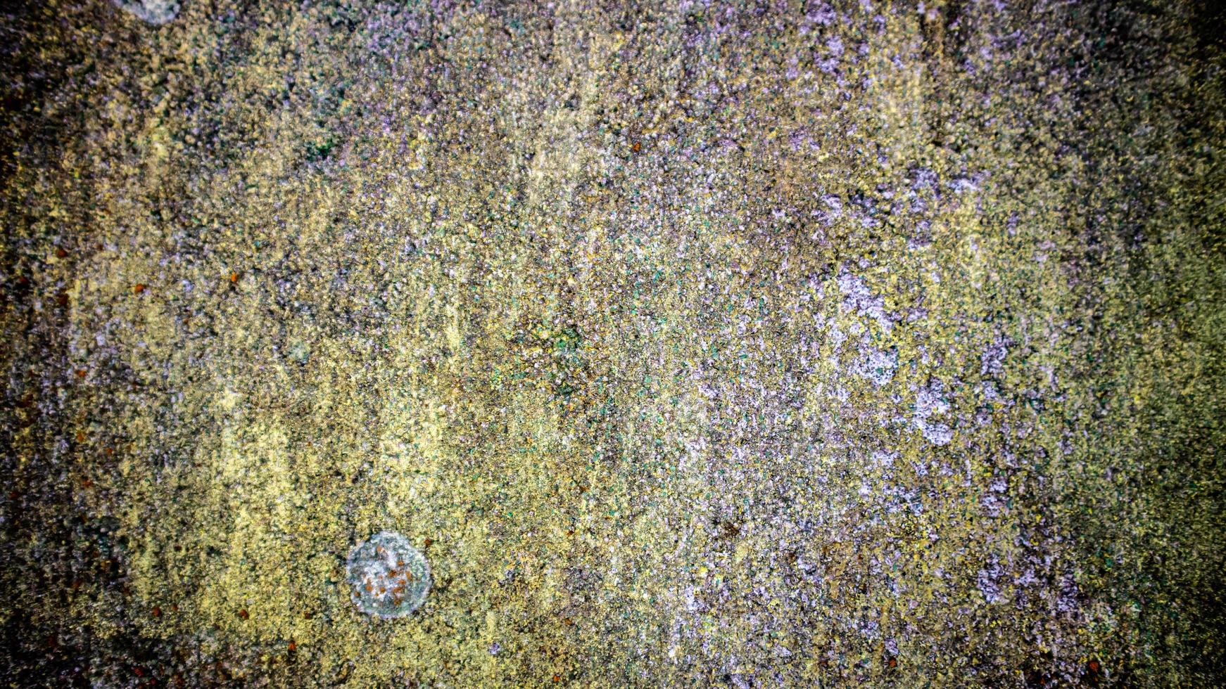 walls with faded green paint photo
