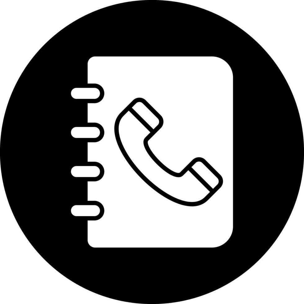 Contact Book Vector Icon Design
