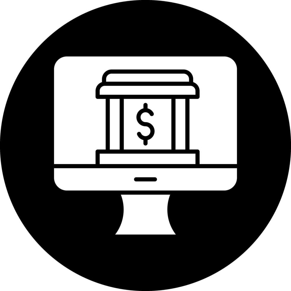 Online Banking Vector Icon Design