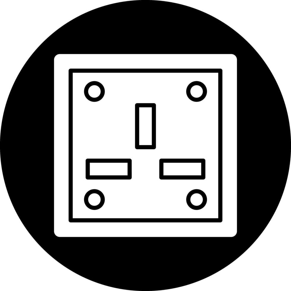 Wall Socket Vector Icon Design