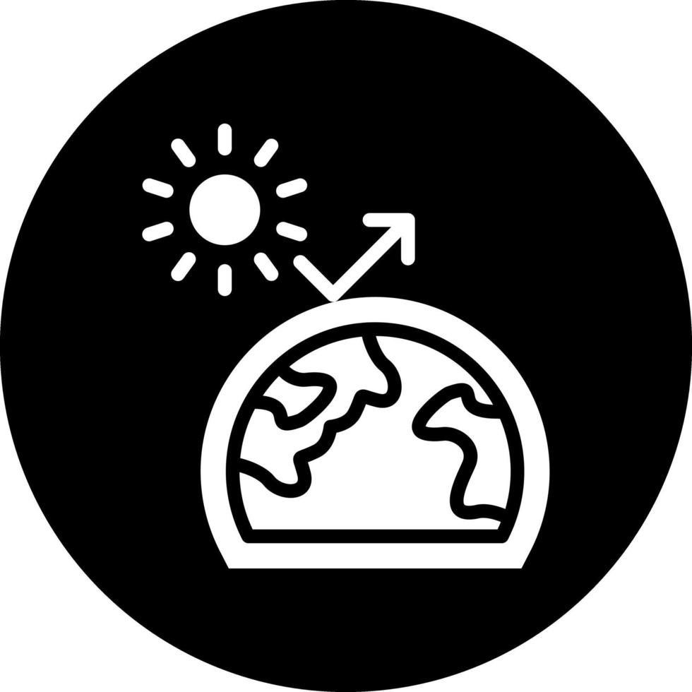 diseño de icono de vector de efecto invernadero