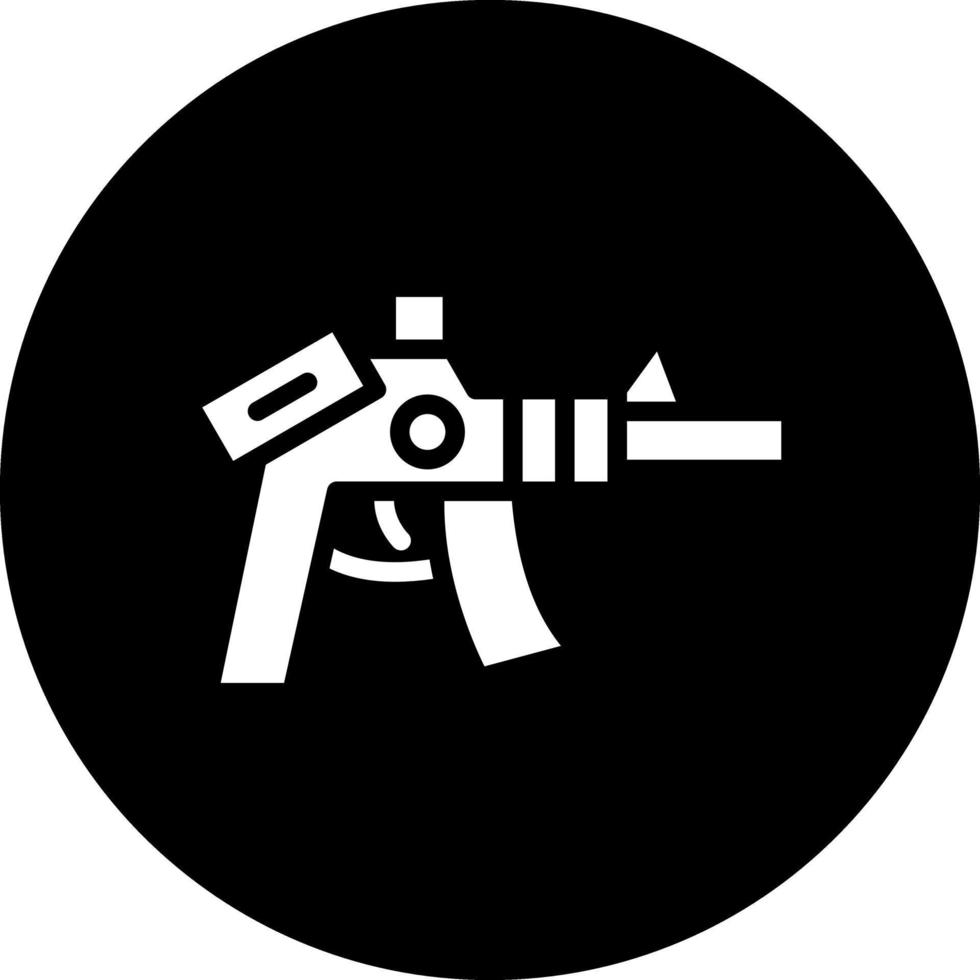 diseño de icono de vector de rifle